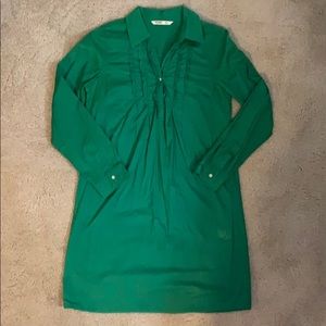 Old Navy green shirt dress